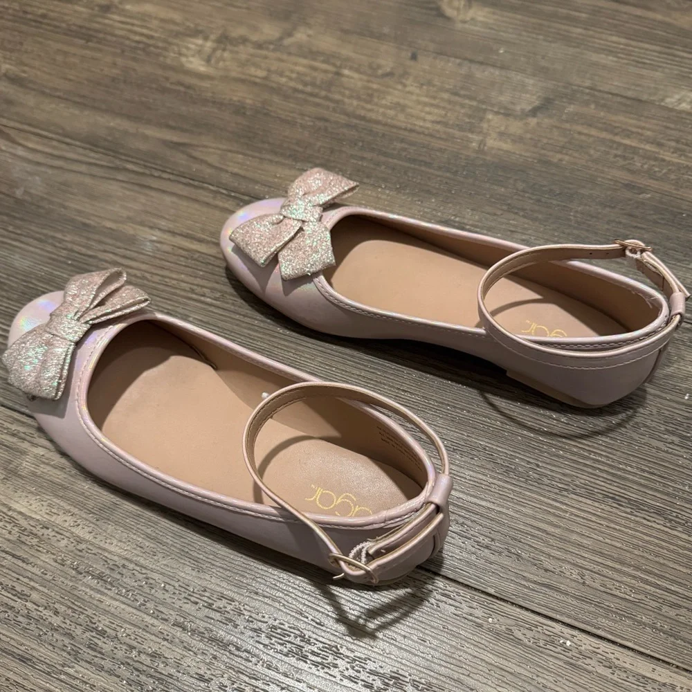 Sugar Girls’ Pearl Pink Ballet Flat Shoes